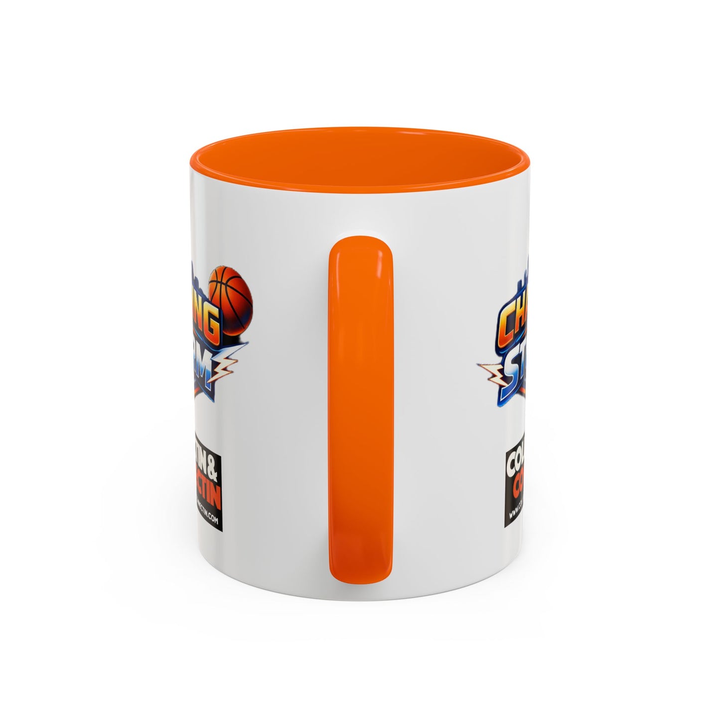 Chasing The Storm Basketball Logo Coffee Mug
