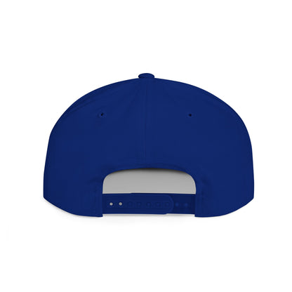 Snapback Hat — Pudgy Boyz Sports Talk Embroidered Flat-Bill Cap