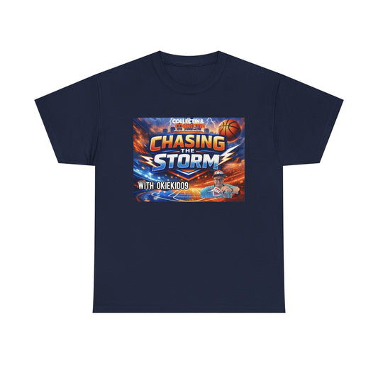 Chasing the Storm Basketball Tee