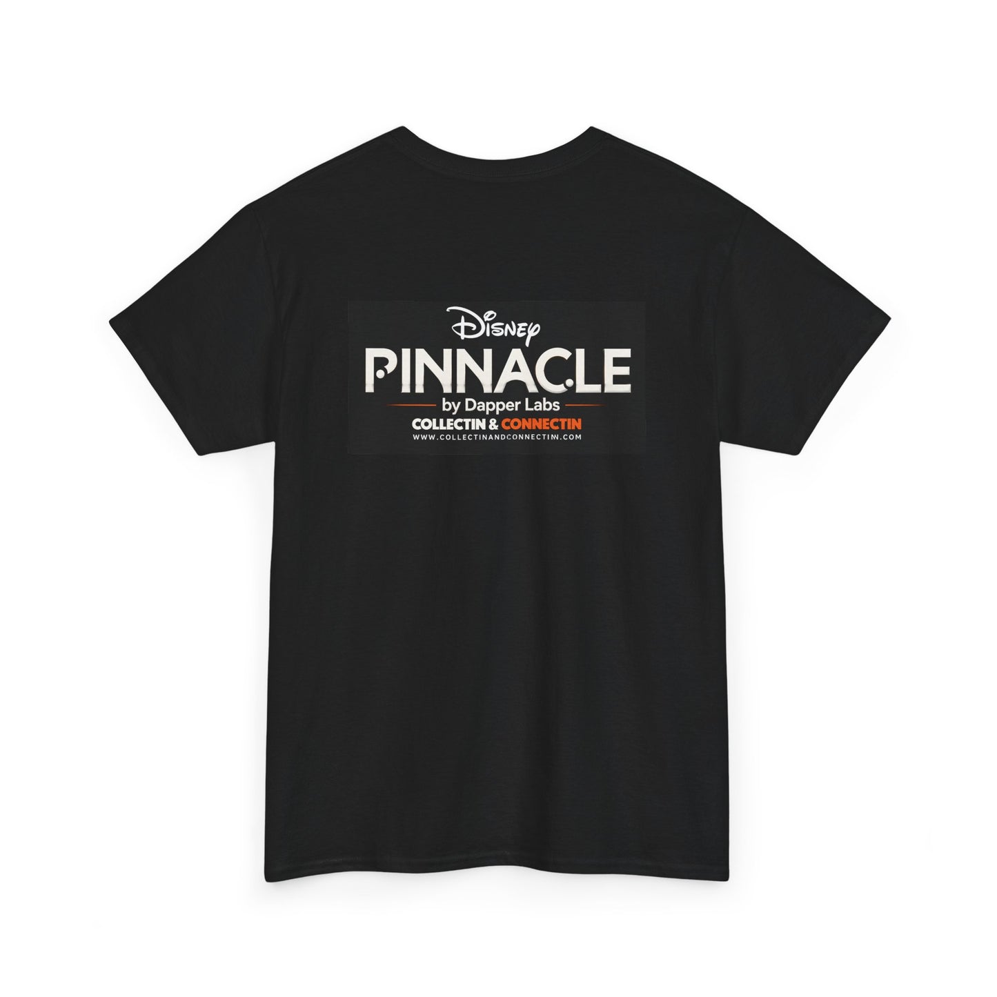 Pinnacle Disney Logo Tee — Retro Black Box Graphic T-Shirt