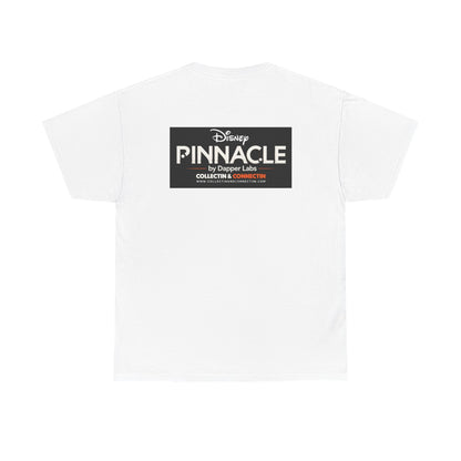 Pinnacle Disney Logo Tee — Retro Black Box Graphic T-Shirt