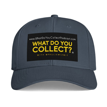 What Do You Collect? Podcast Icon Cap — Embroidered Logo Baseball Hat