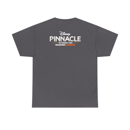 Pinnacle Disney Logo Tee — Retro Black Box Graphic T-Shirt