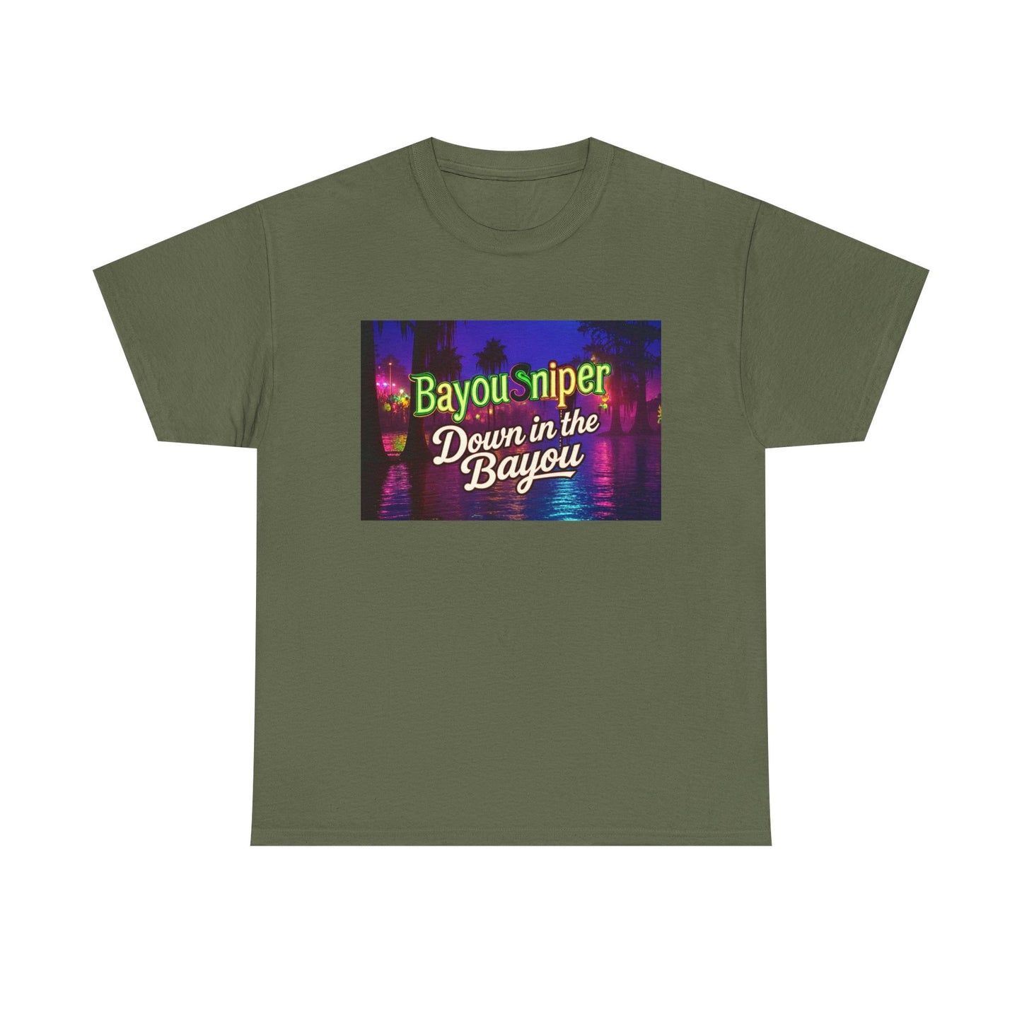 Bayou Sniper— "Down in the Bayou" T-Shirt
