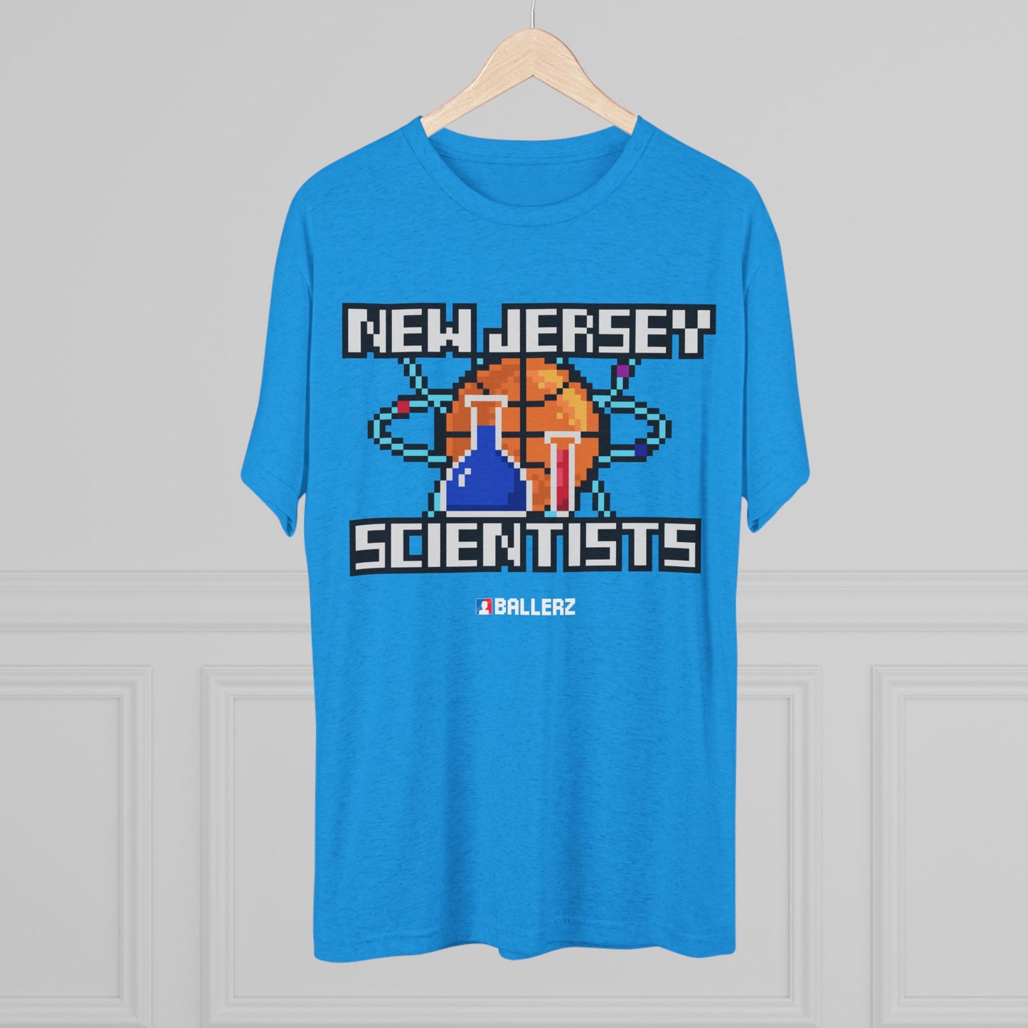 Ballerz New Jersey Scientists Unisex Tri-Blend Crew Tee