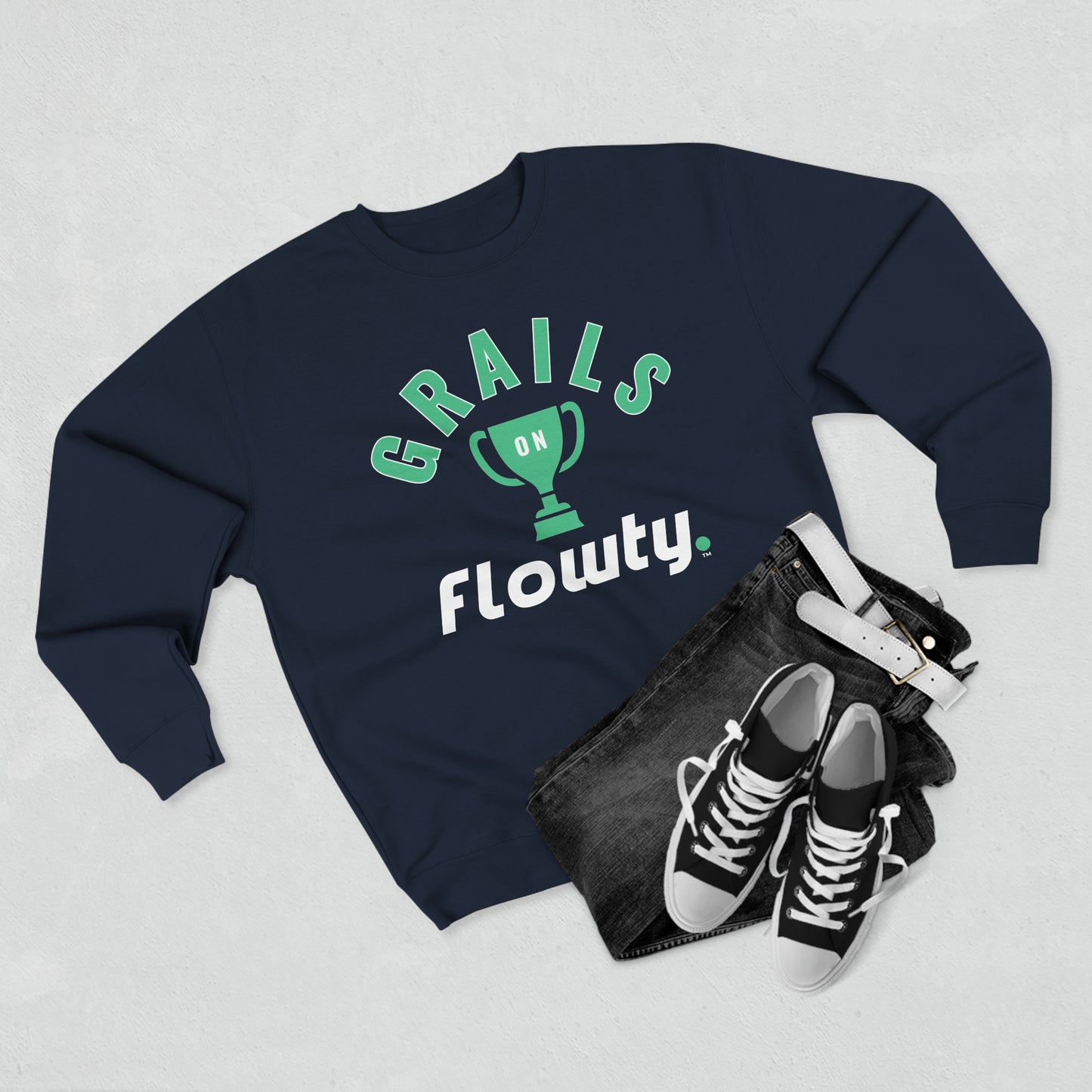 Grails on Flowty Unisex Crewneck Sweatshirt