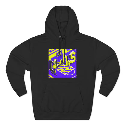 Clamps Three-Panel Fleece Hoodie