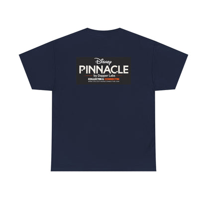 Pinnacle Disney Logo Tee — Retro Black Box Graphic T-Shirt
