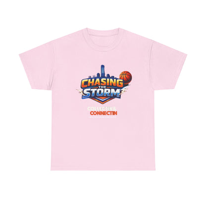 Chasing the Storm Basketball Tee