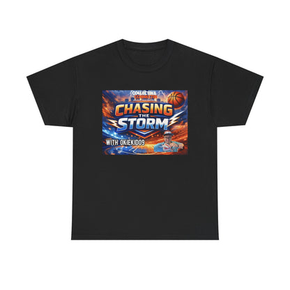 Chasing the Storm Basketball Tee