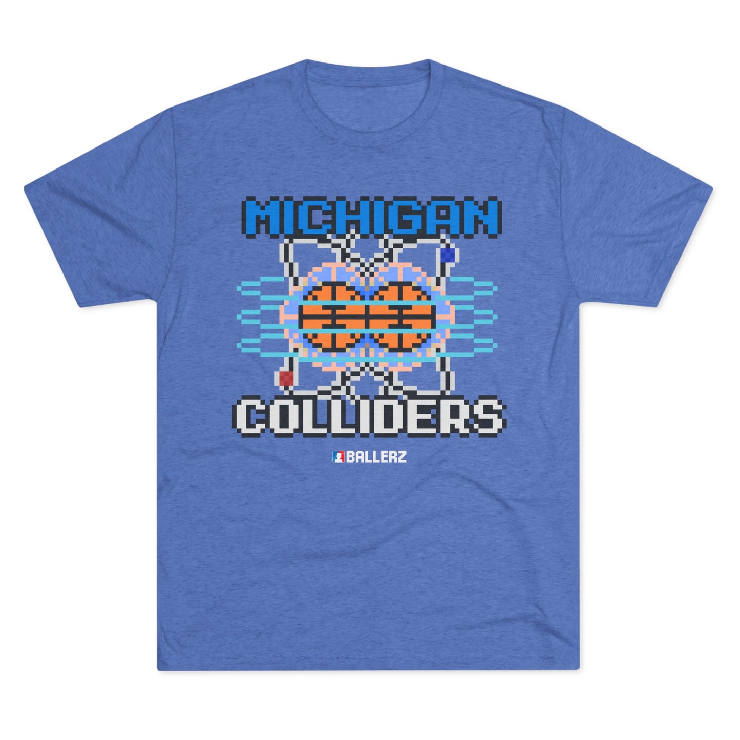 Ballerz Michigan Colliders Unisex Tri-Blend Crew Tee