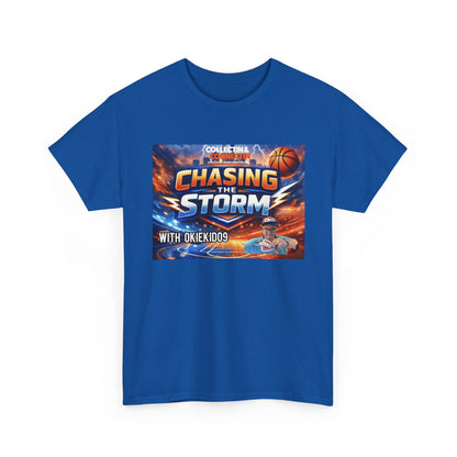Chasing the Storm Basketball Tee