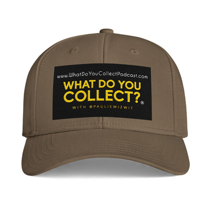 What Do You Collect? Podcast Icon Cap — Embroidered Logo Baseball Hat