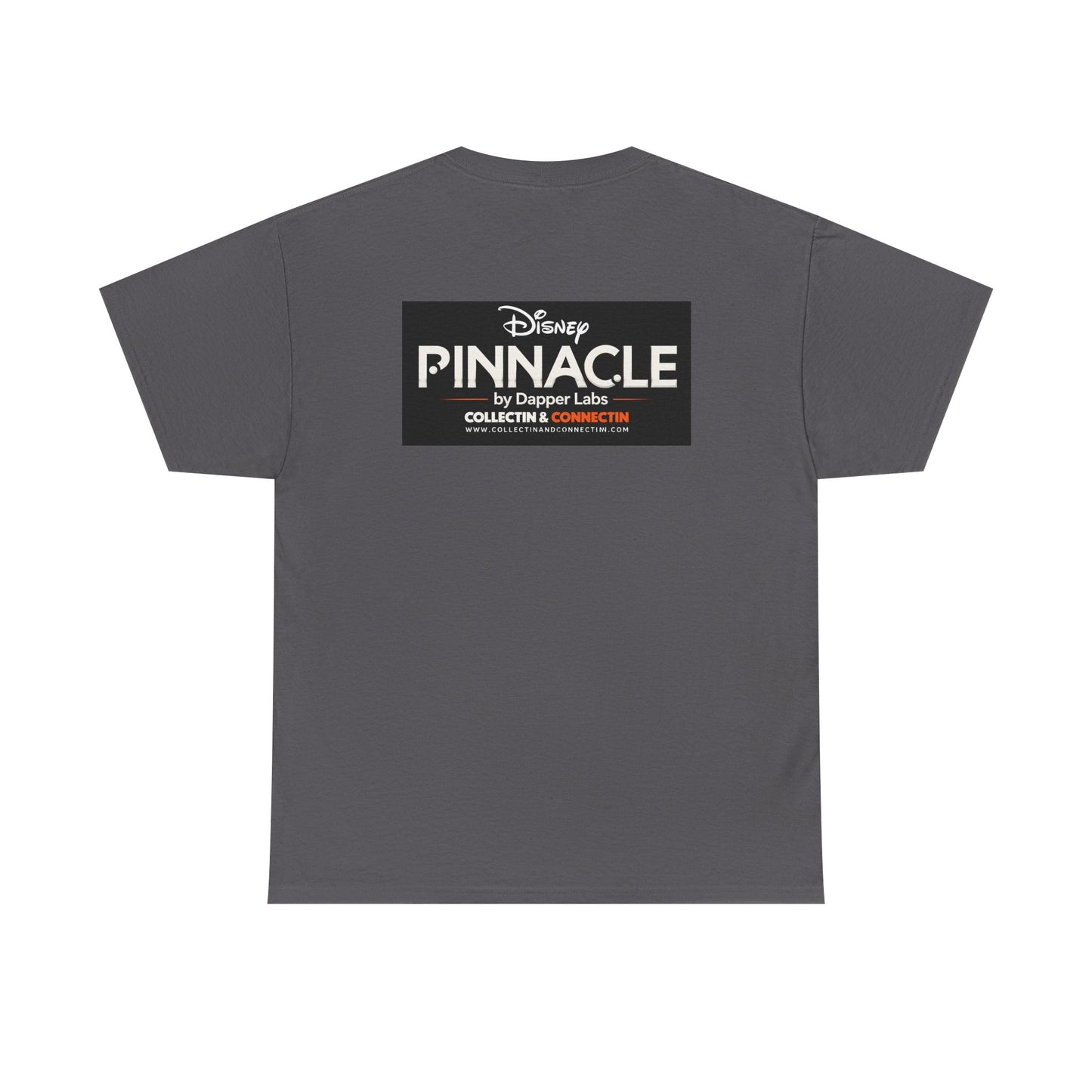 Pinnacle Disney Logo Tee — Retro Black Box Graphic T-Shirt