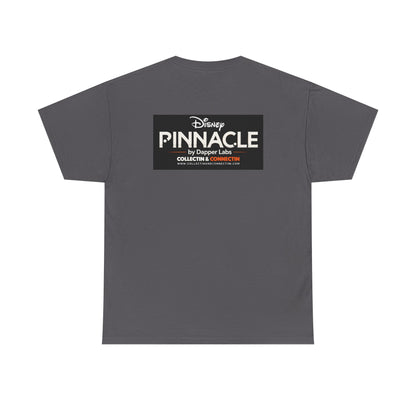 Pinnacle Disney Logo Tee — Retro Black Box Graphic T-Shirt