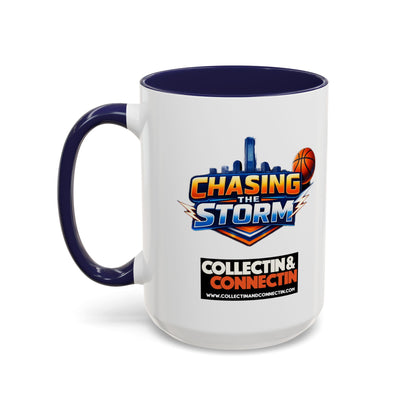 Chasing The Storm Basketball Logo Coffee Mug