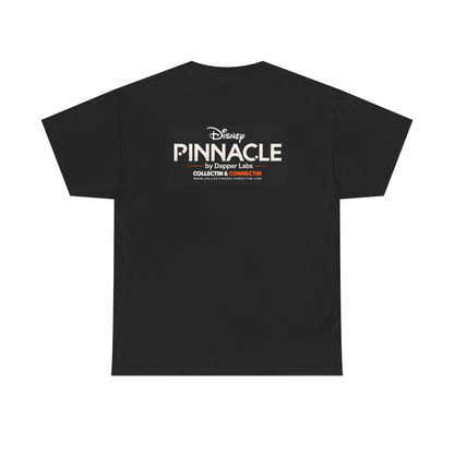 Pinnacle Disney Logo Tee — Retro Black Box Graphic T-Shirt