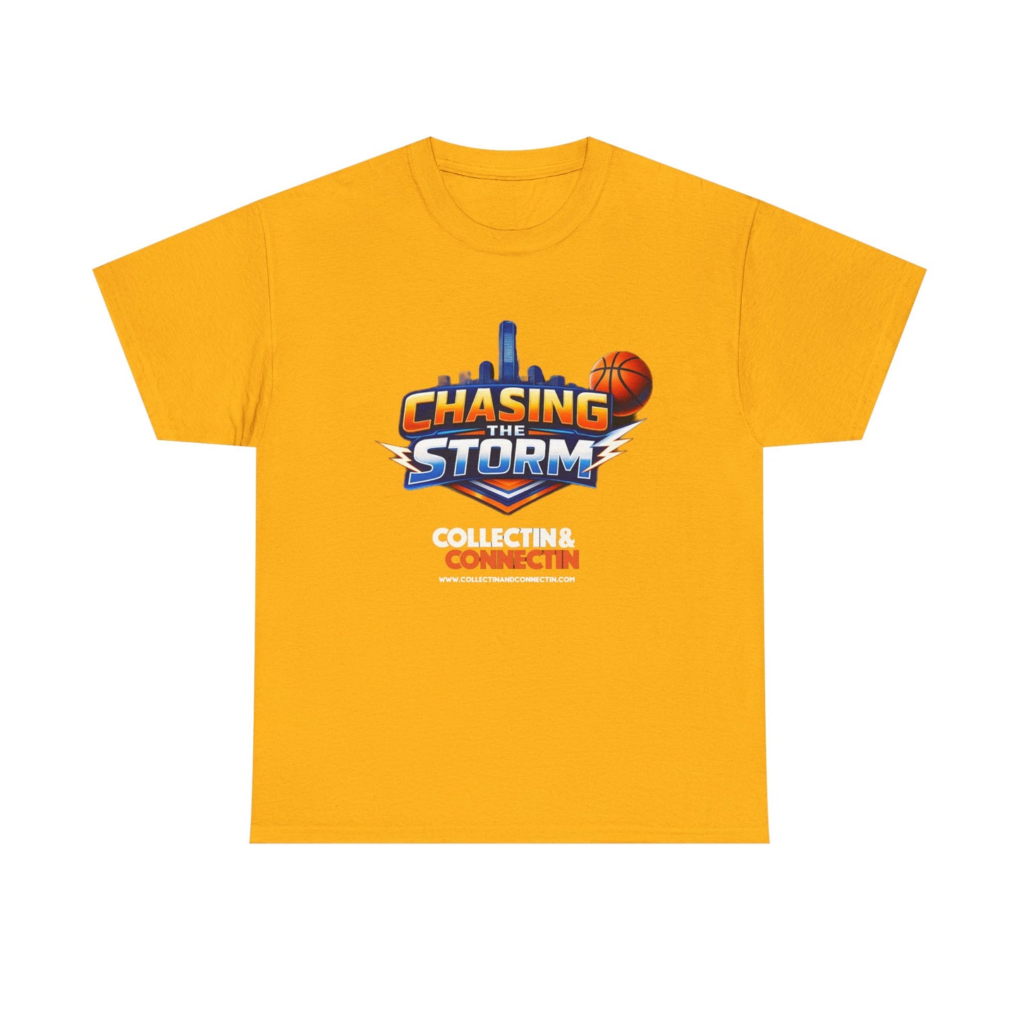 Chasing the Storm Basketball Tee