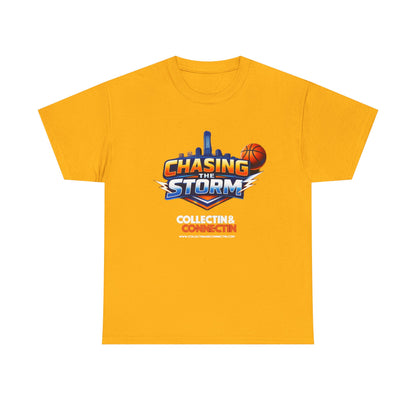 Chasing the Storm Basketball Tee