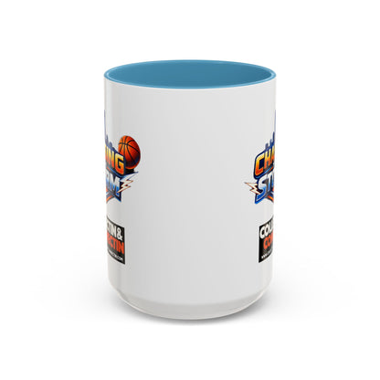 Chasing The Storm Basketball Logo Coffee Mug