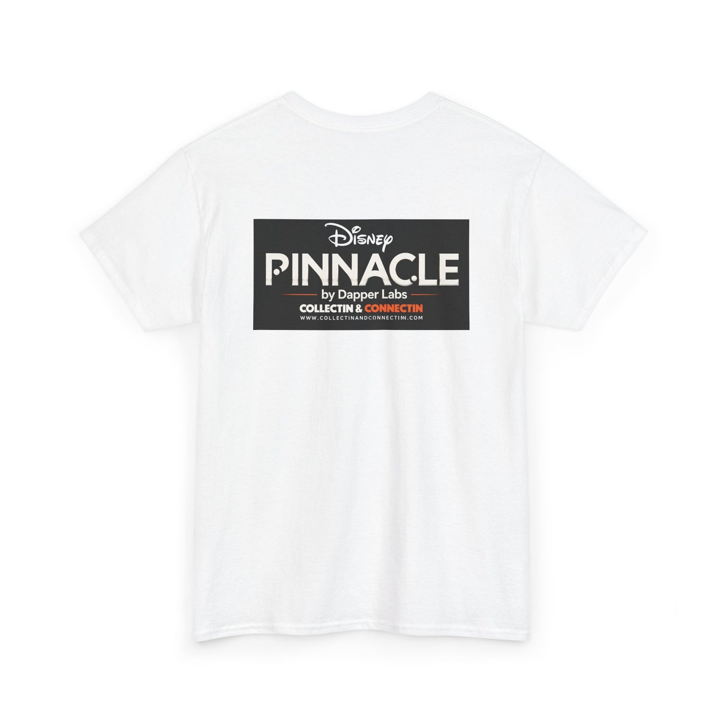 Pinnacle Disney Logo Tee — Retro Black Box Graphic T-Shirt
