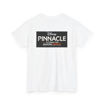 Pinnacle Disney Logo Tee — Retro Black Box Graphic T-Shirt