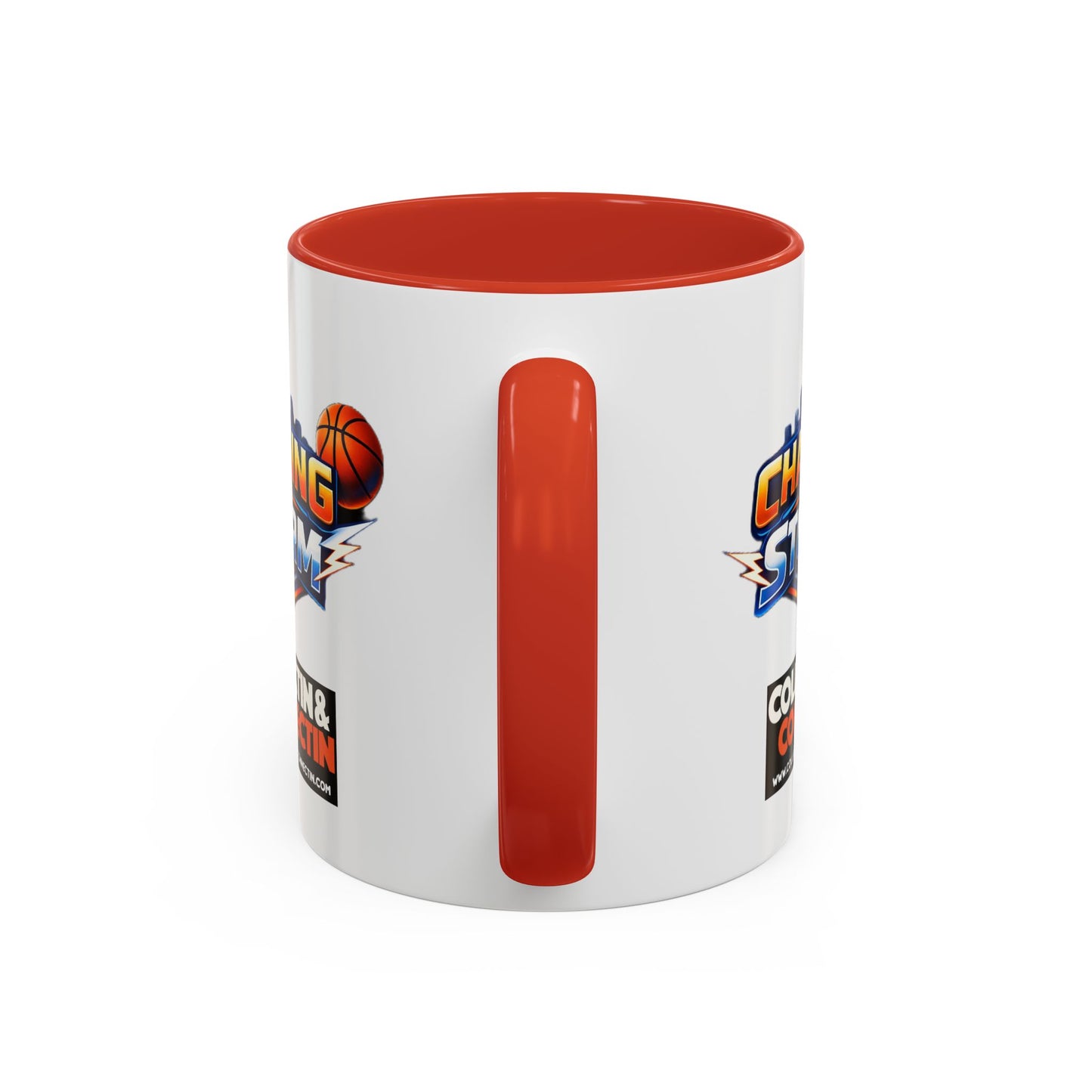 Chasing The Storm Basketball Logo Coffee Mug