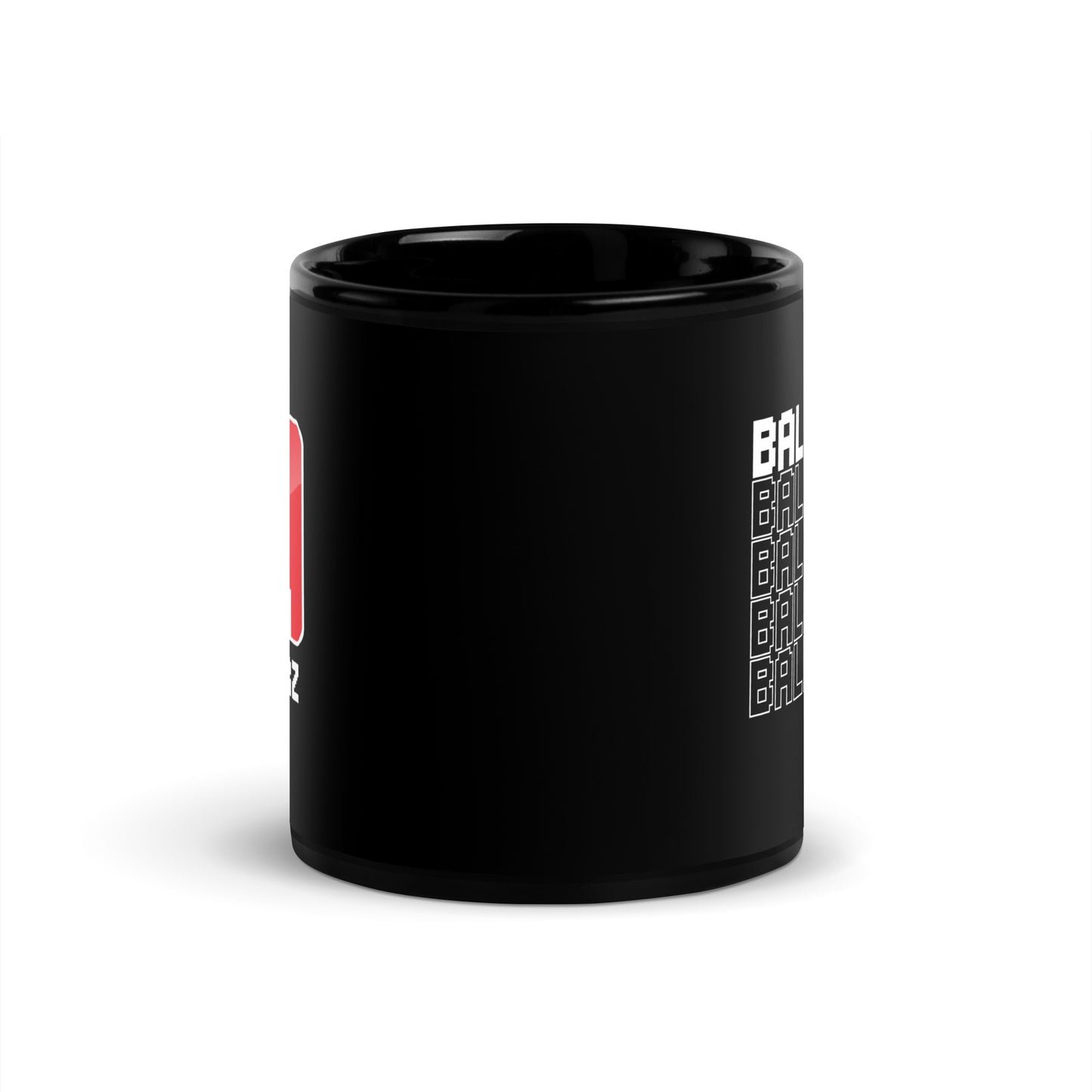 Ballerz Black Glossy Mug