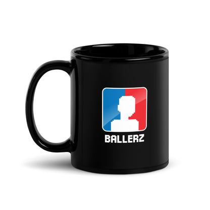 Ballerz Black Glossy Mug