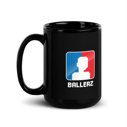 Ballerz Black Glossy Mug