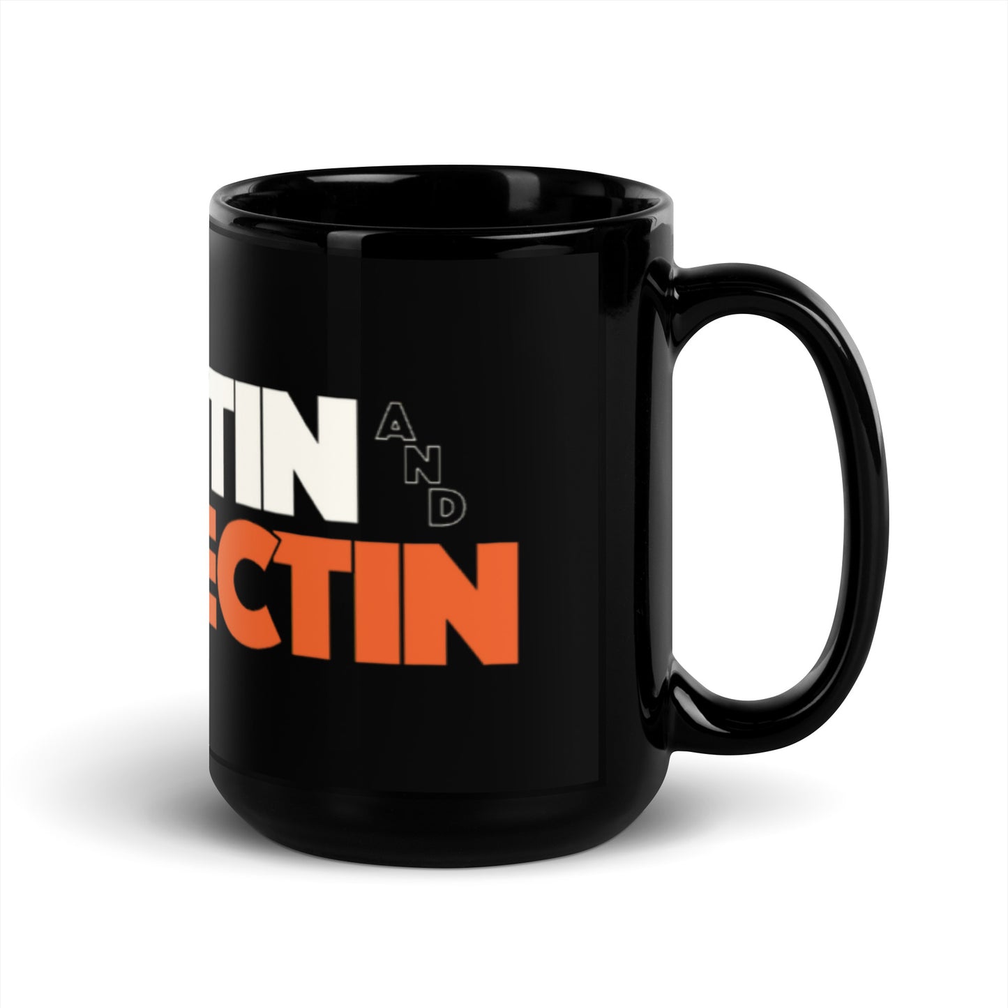 Collectin’ & Connectin’ Black Glossy Mug