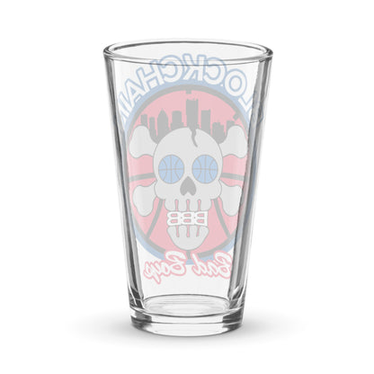 Blockchain Bad Boys Shaker pint glass