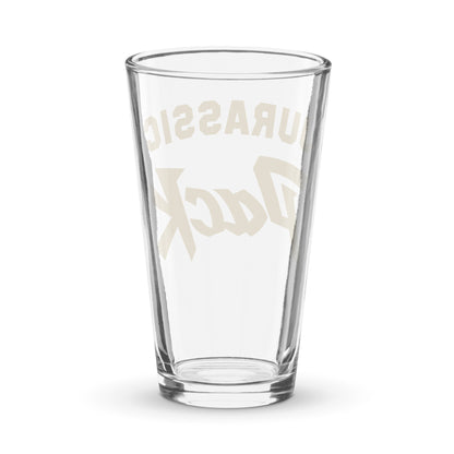 Jurassic Pack Shaker pint glass
