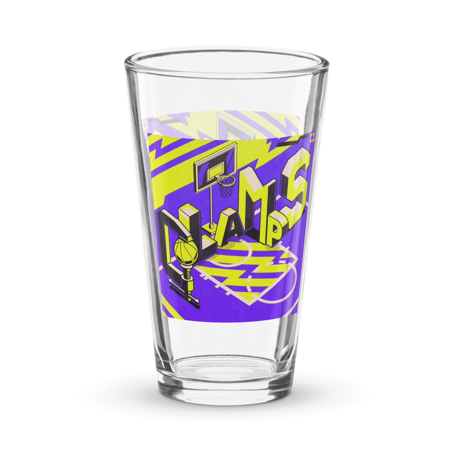 Clamps Shaker pint glass