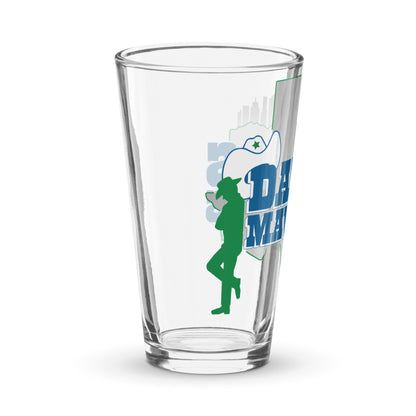 Dallas Maverips Shaker Pint Glass