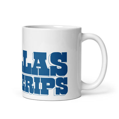 Dallas Maverips White glossy mug