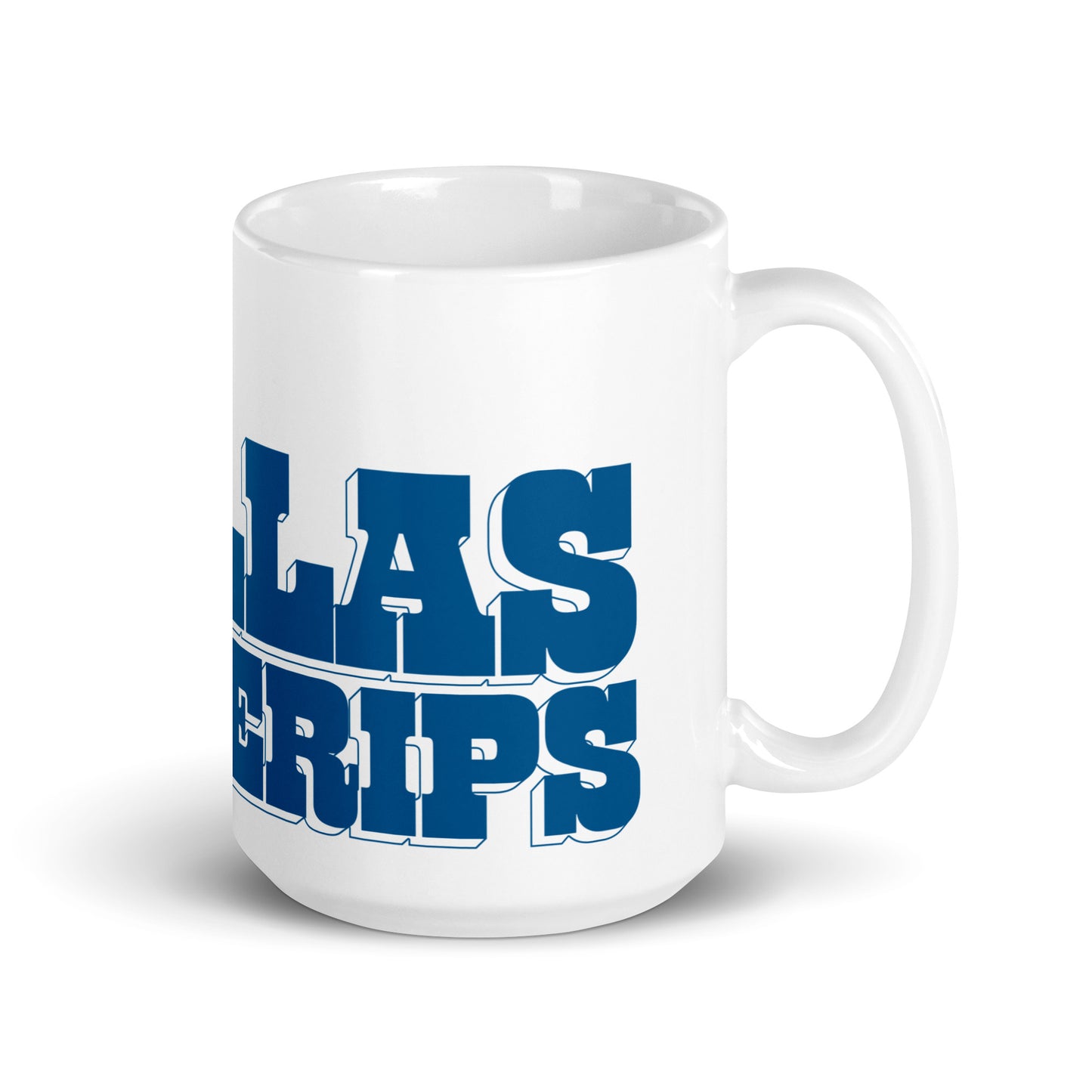 Dallas Maverips White glossy mug
